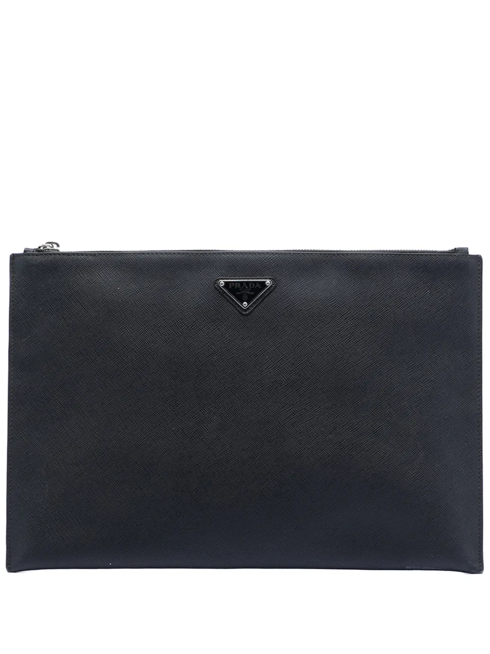 Prada Pre-Owned 2010-2025 Saffiano clutch bag - Nero