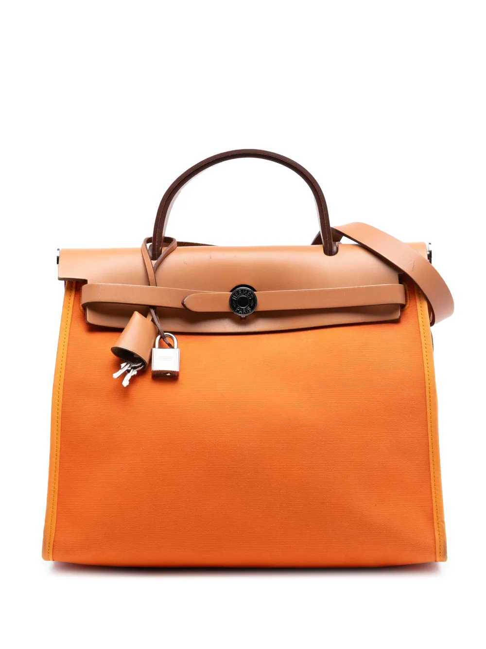 Hermès Pre-Owned 2012 Toile Herbag Zip 31 satchel - Marrone