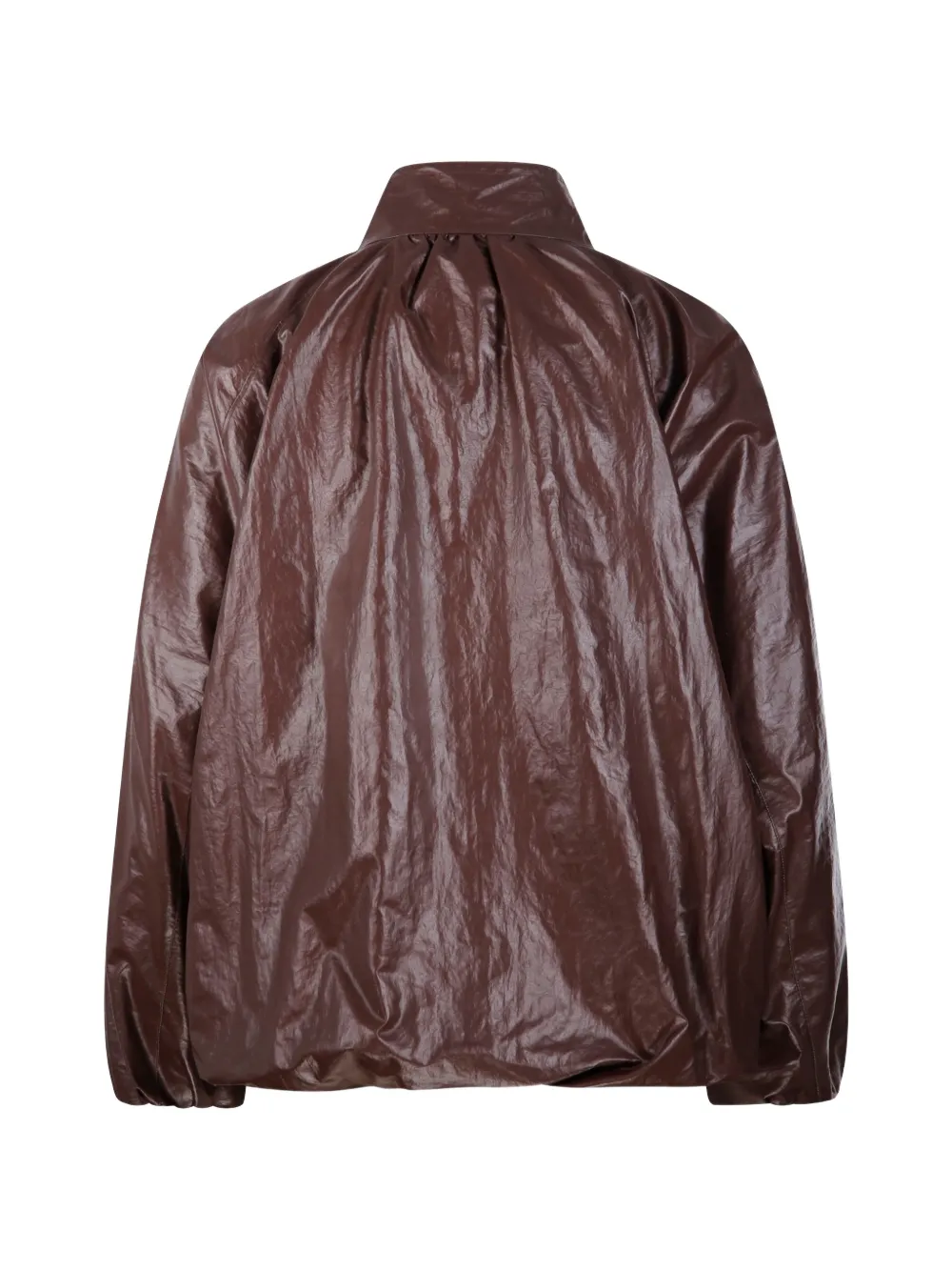  Sandbeige Zip-up Jacket - Brown 