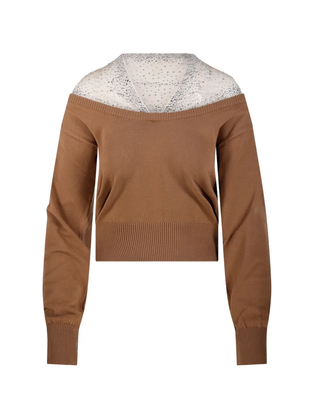 Giuseppe Di Morabito embellished sweater - Marrone