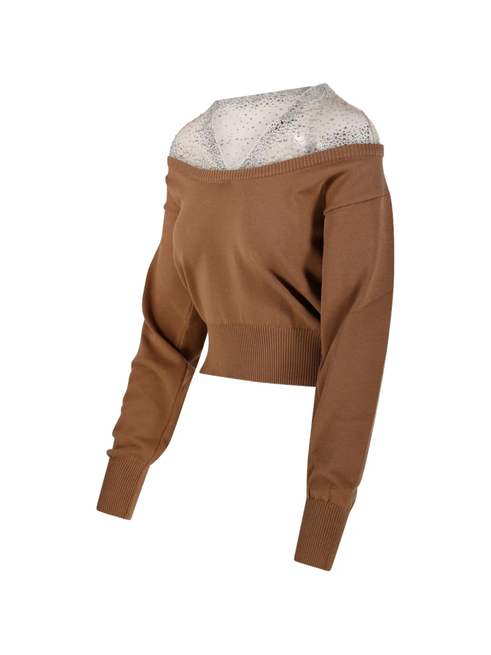  Giuseppe Di Morabito Embellished Sweater - Brown 