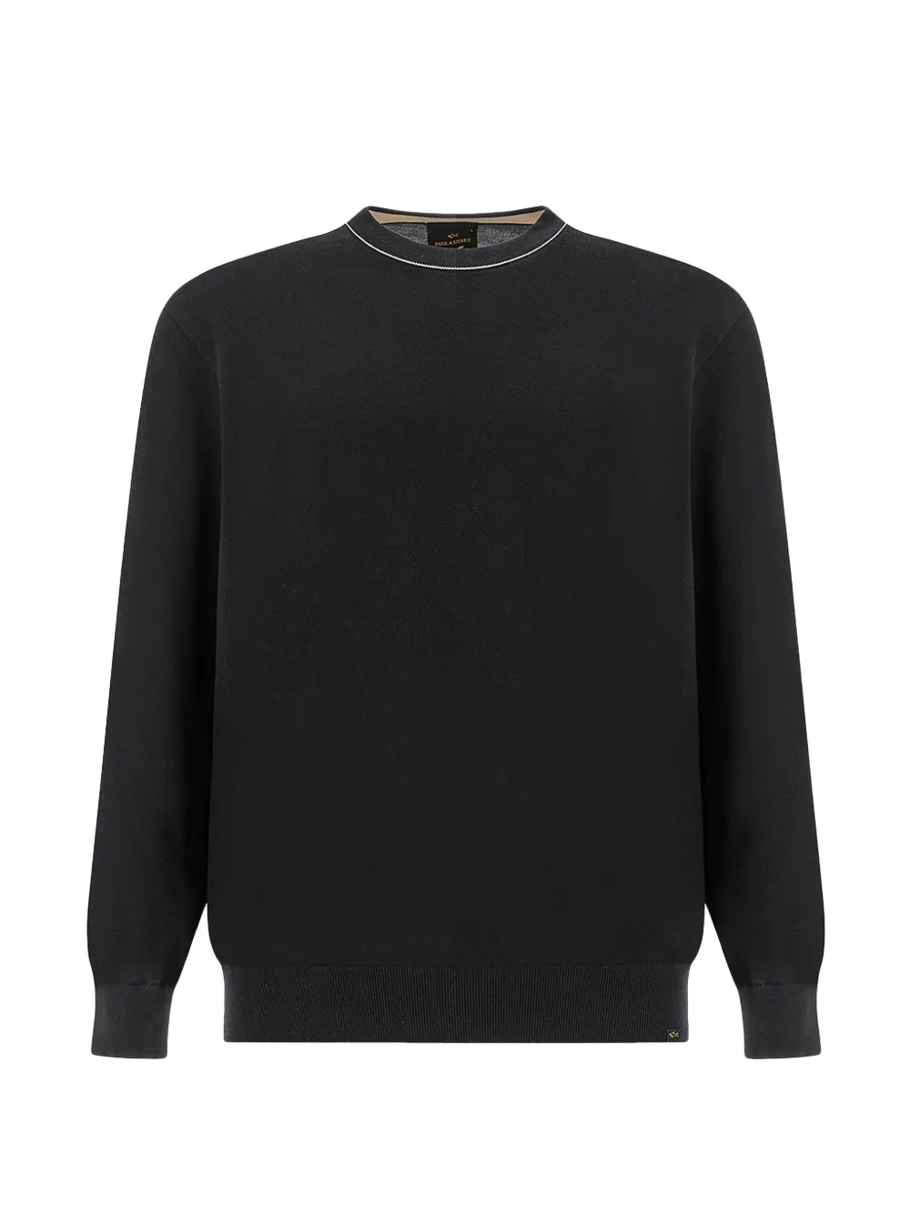 Paul & Shark crew-neck cotton sweater - Black