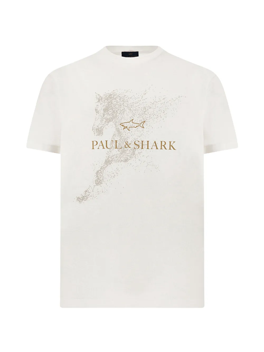 Paul & Shark Year of the Horse printED cotton T-shirt - Bianco