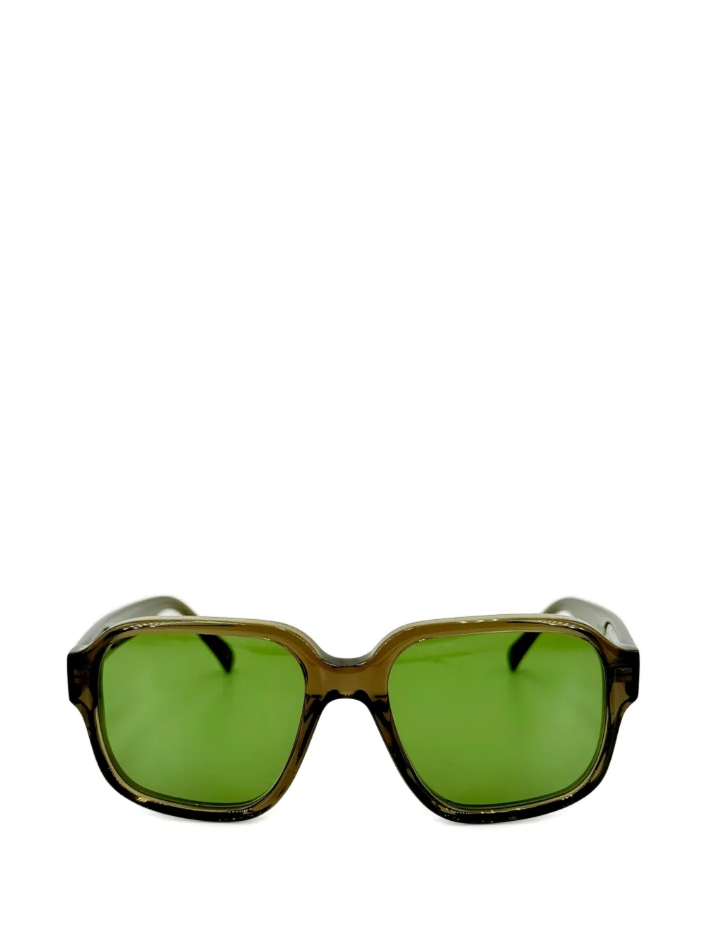 Josef Miller Melrose square-frame sunglasses - Marrone