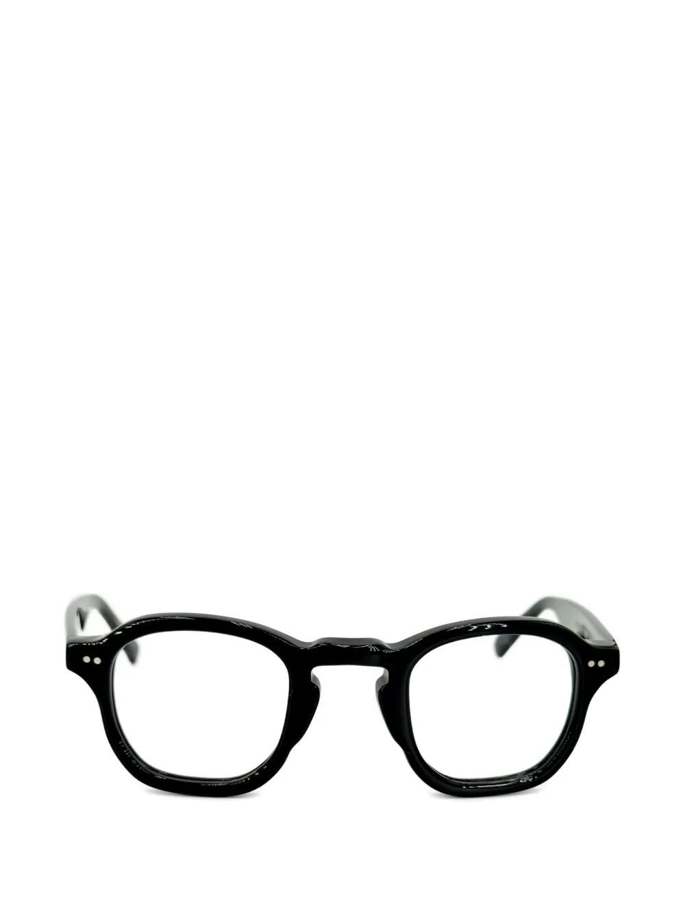 Josef Miller marius round-frame glasses - Nero