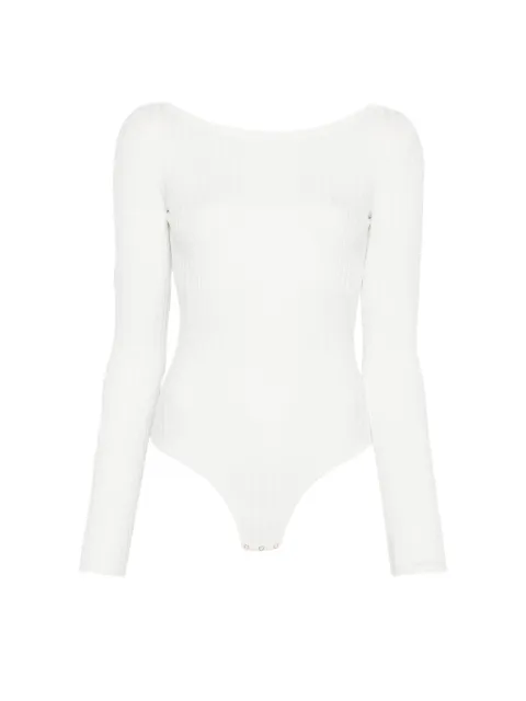 Elisabetta Franchi long-sleeve ribbed bodysuit