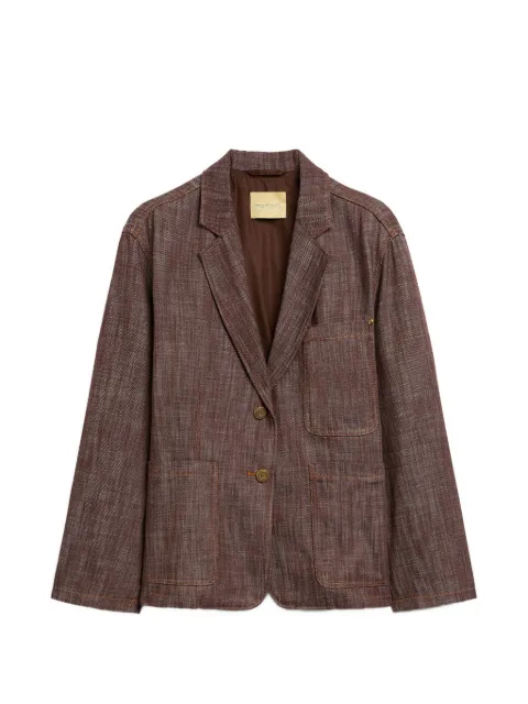 Momoni Shins single-breasted denim jacket