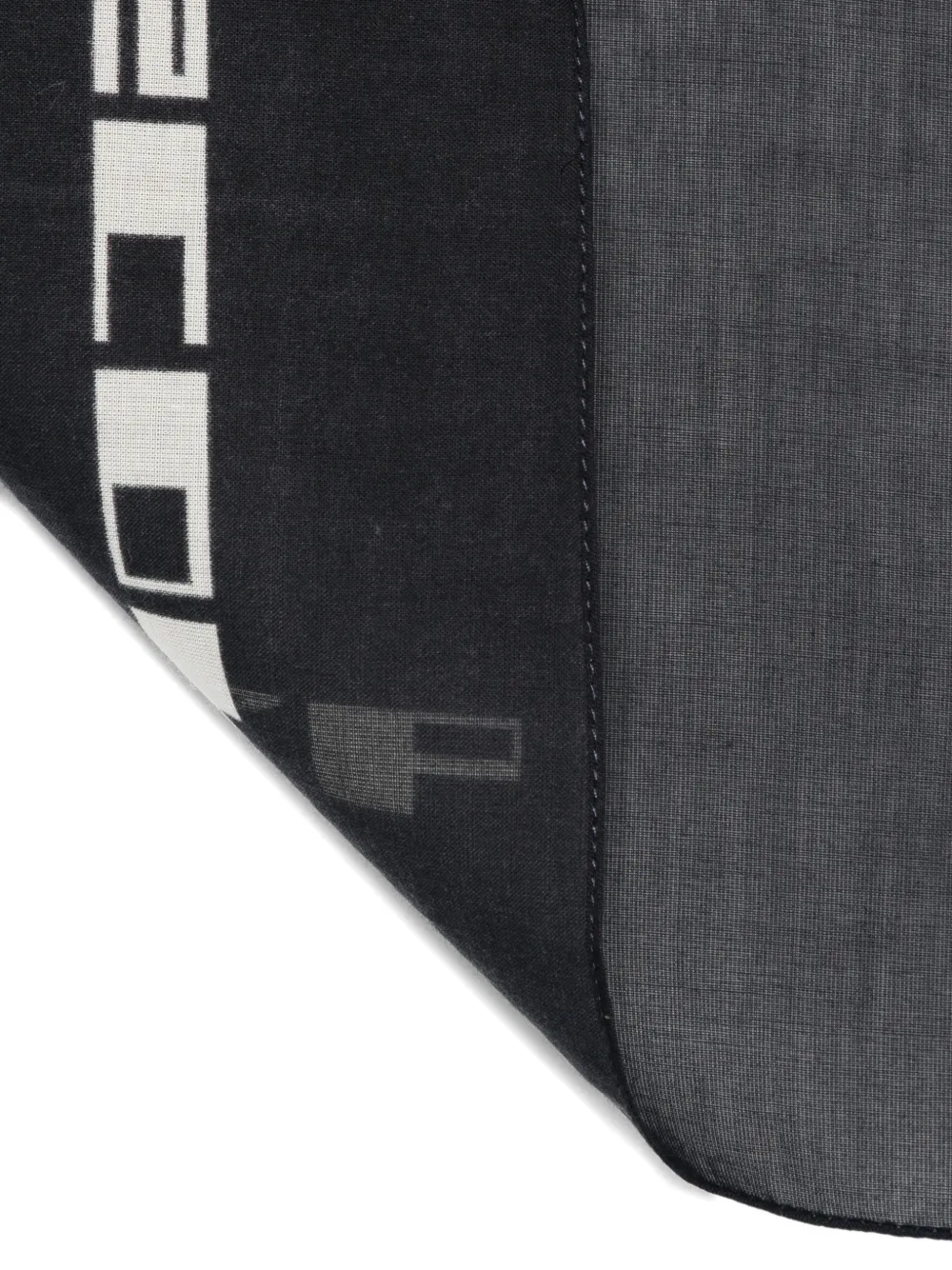 Rick Owens DRKSHDW Sjaal met print Zwart