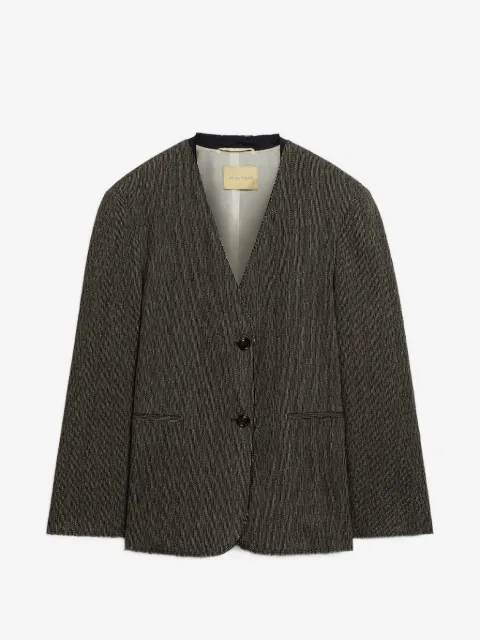 MOMONÌ  Mary micro-pinstripe jacket