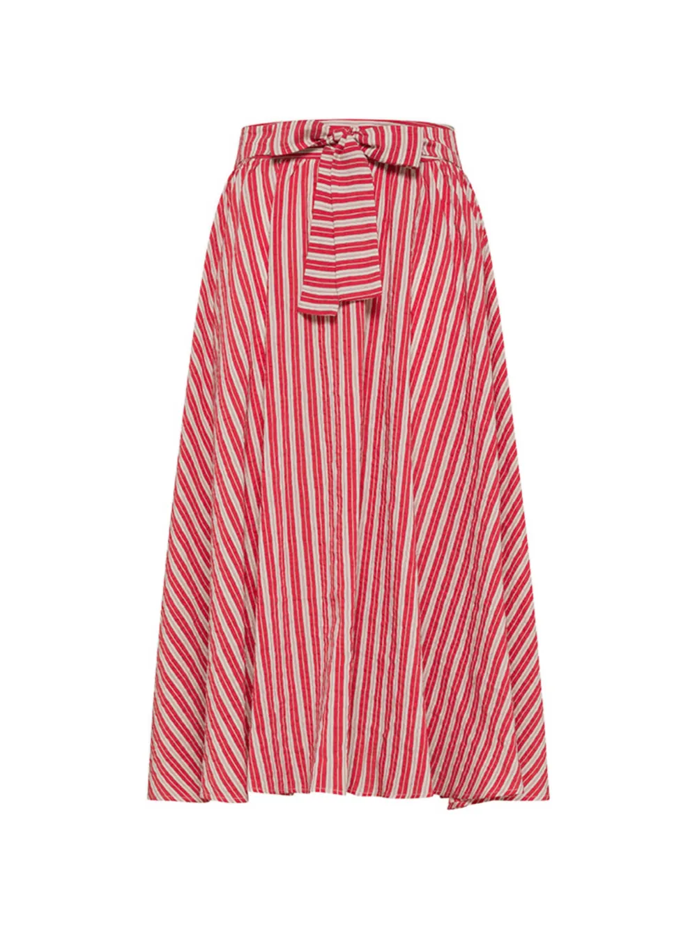 Momoní Caiana Striped Skirt In Red