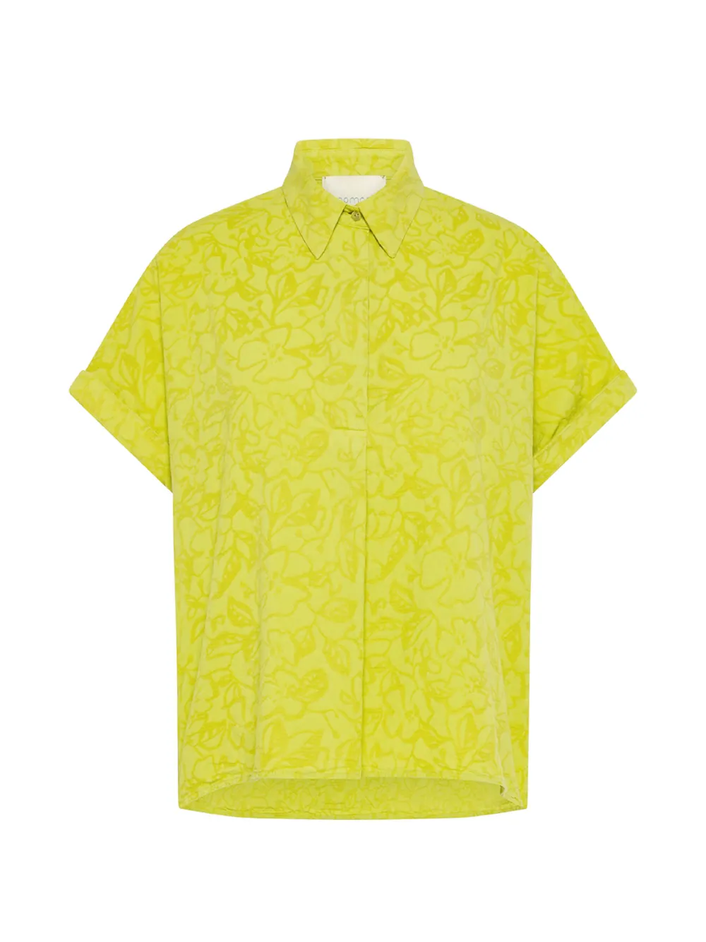 Momoni Blusa a fiori - Verde