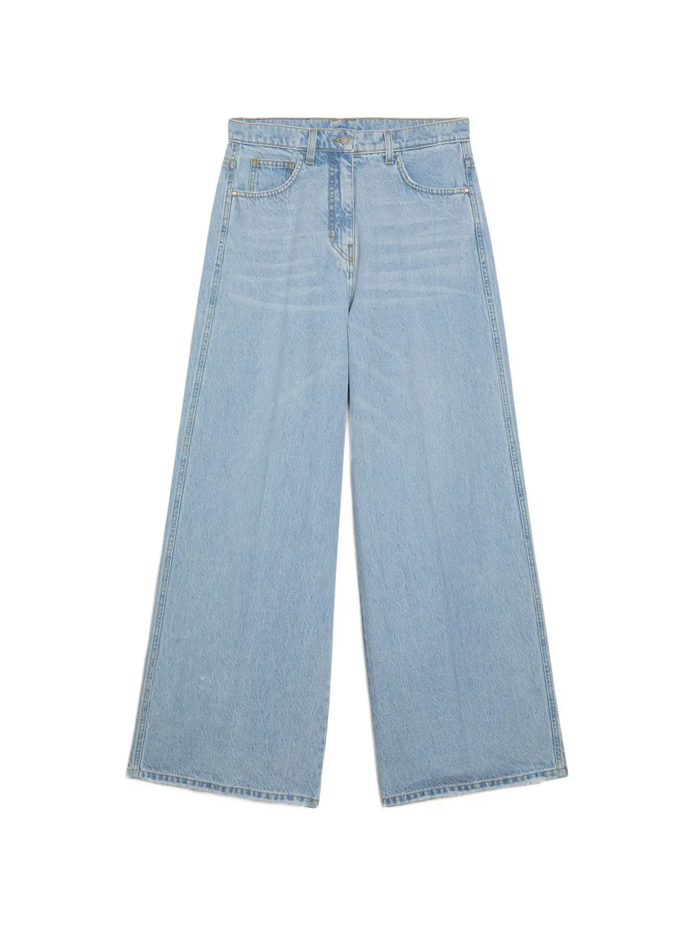 Momoni Jeans svasati con 5 tasche - Blu