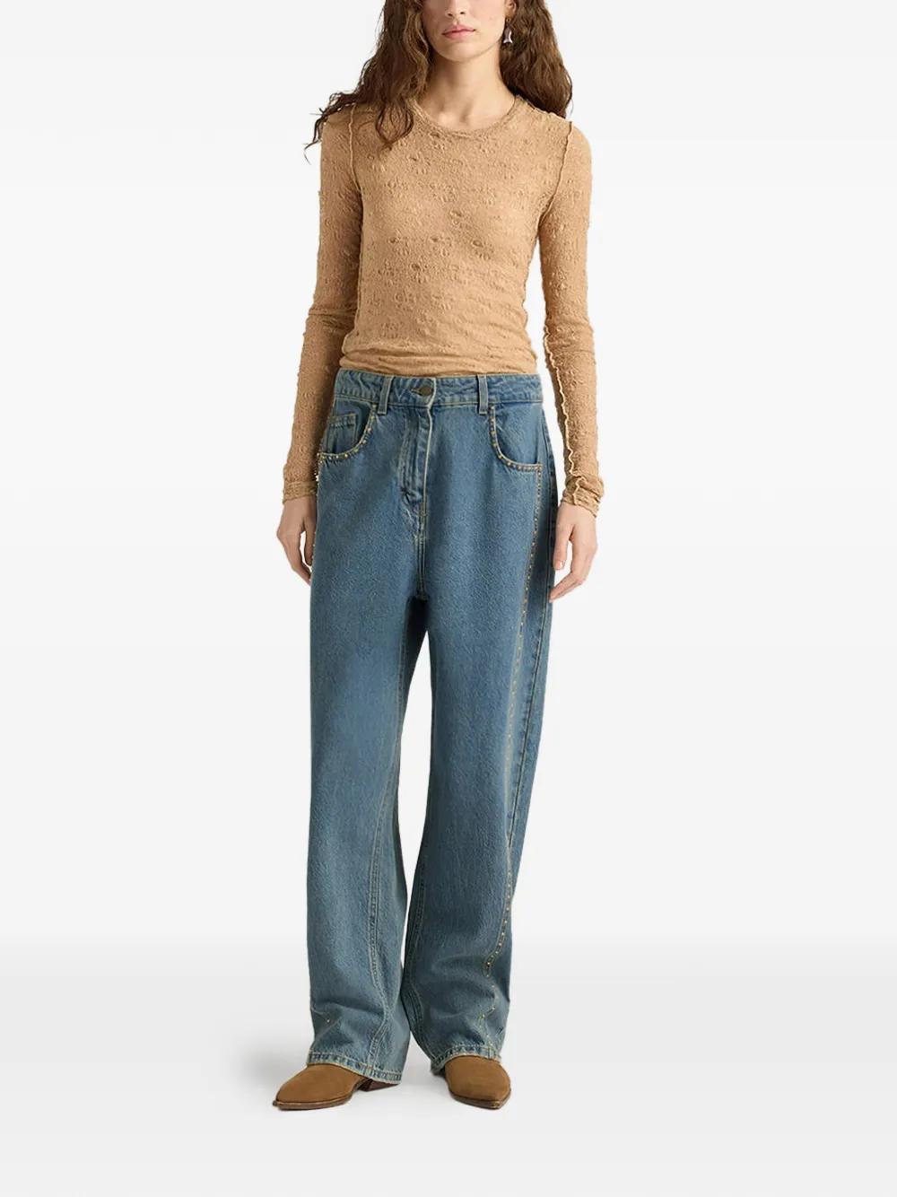 Thomas Studded Boyfriend Jeans
