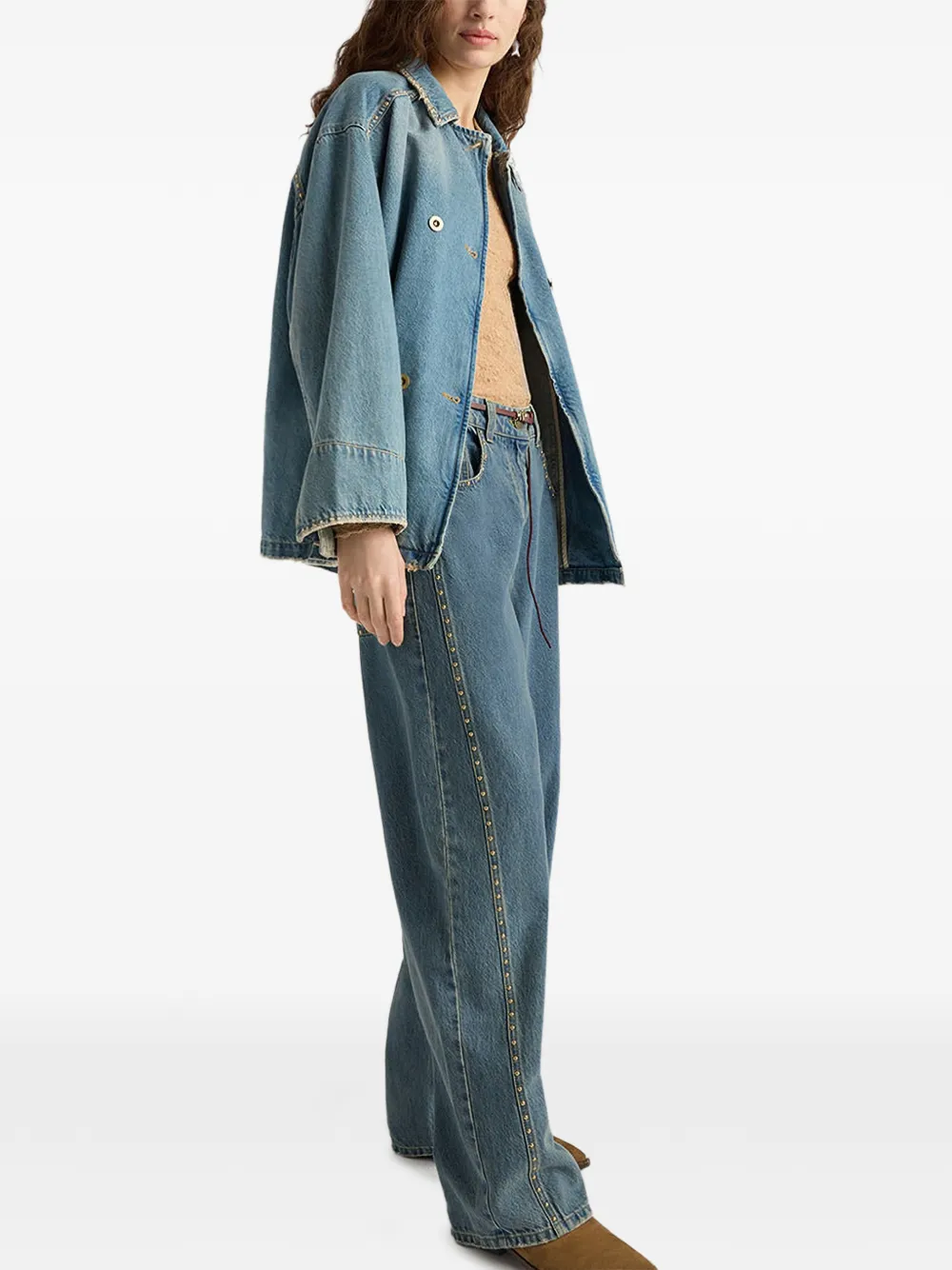 Thomas Studded Boyfriend Jeans
