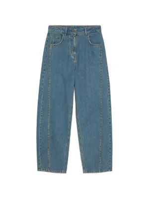 MM6 Maison Margiela ボタン ジーンズ | ブルー | FARFETCH JP