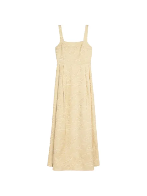 MOMONÌ Sonora jacquard square-neck dress