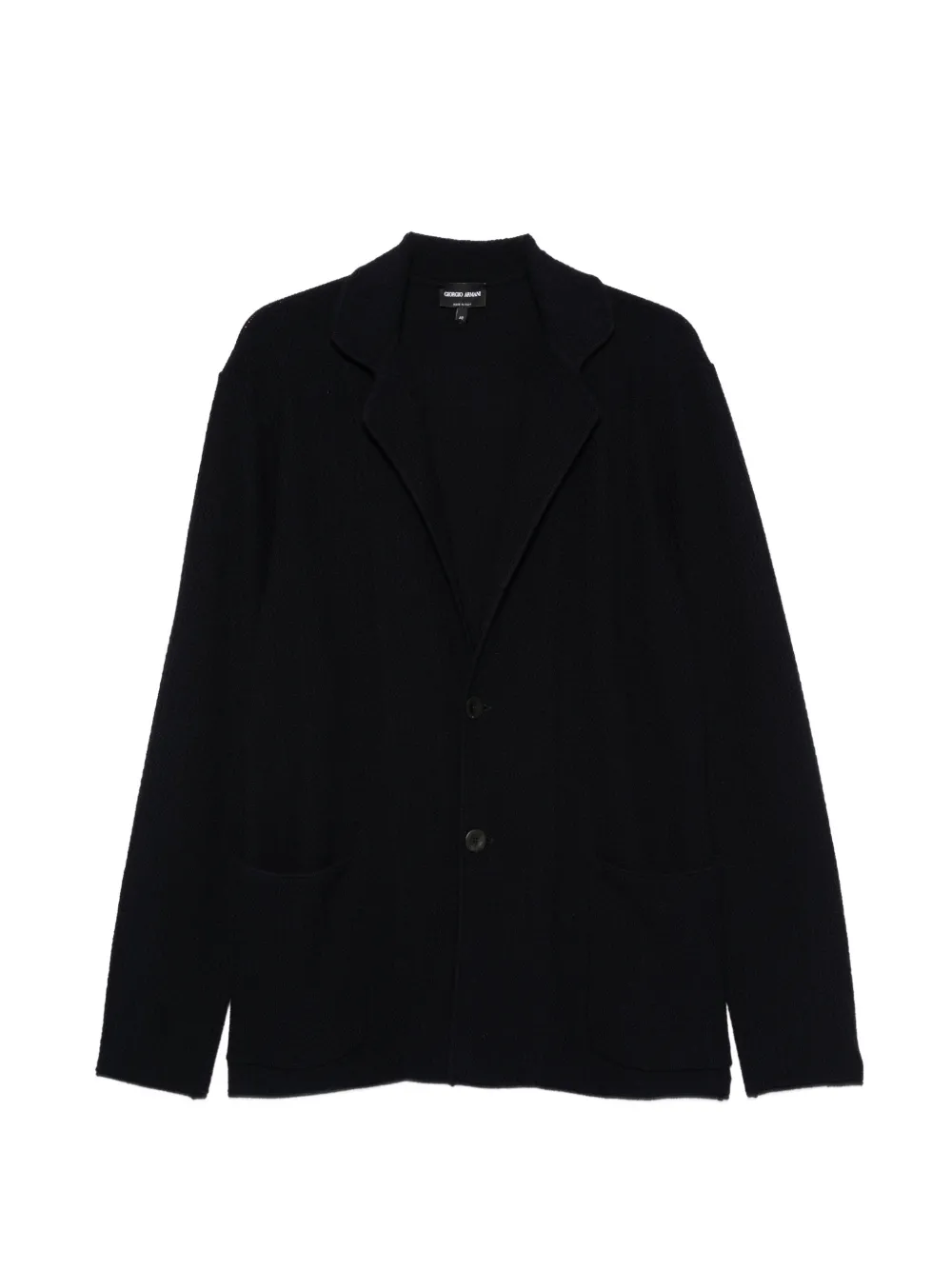 Giorgio Armani long-sleeve buttoned blazer - Blu