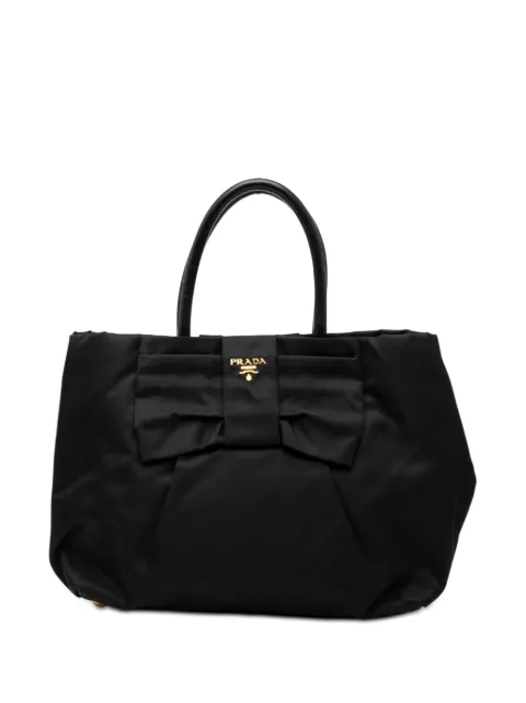 Prada Pre-Owned 2010-2026 Tessuto Fiocco Bow tote bag