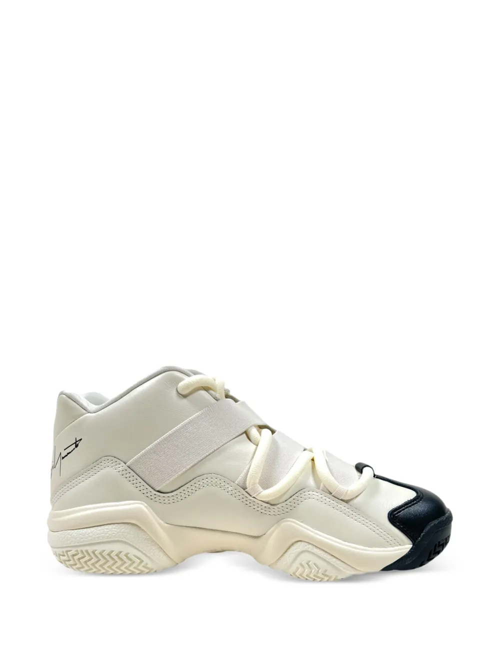 Y-3 Leather Sneakers | Neutrals | FARFETCH JO