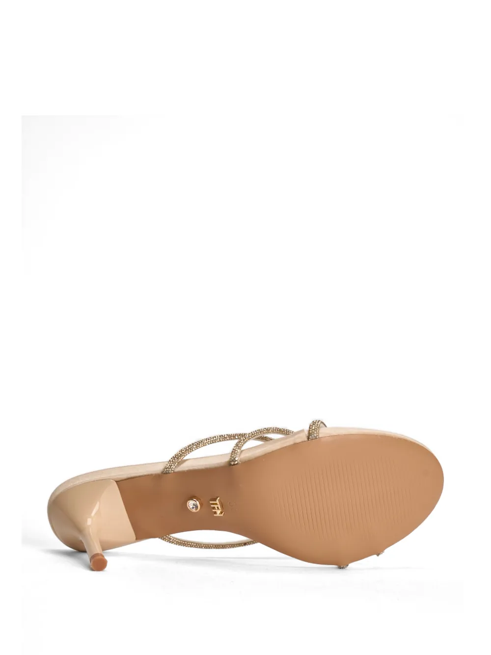 TWENTY FOURHAITCH Sandalen verfraaid met kristallen Goud