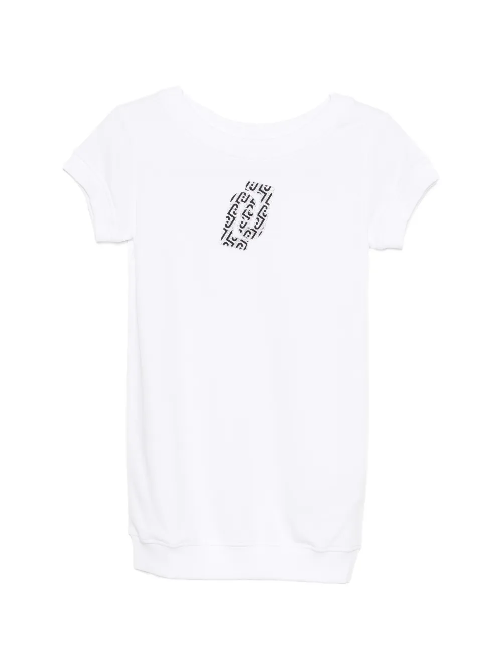 Liu Jo Kids short-sleeve dress - Bianco