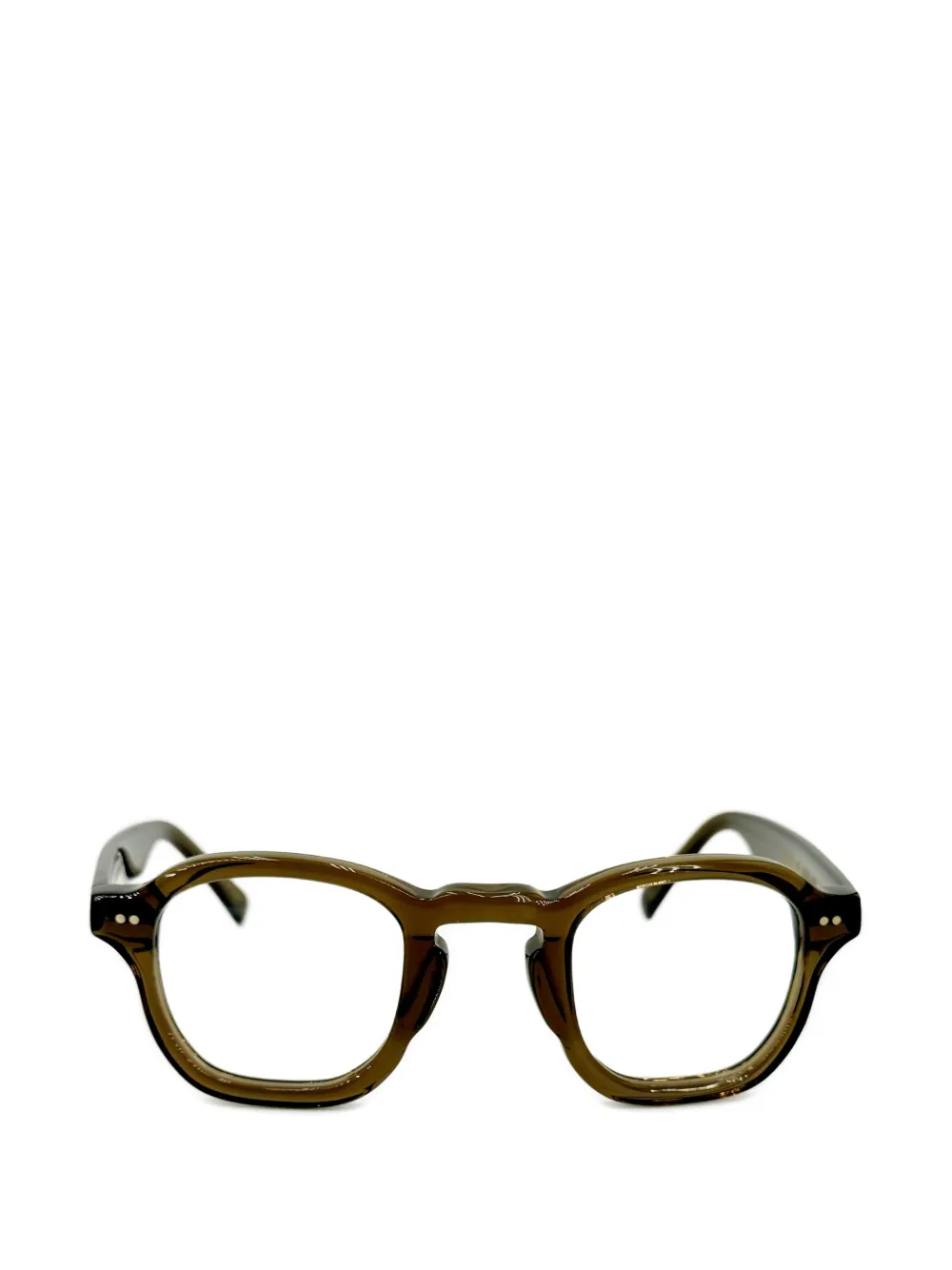 Josef Miller Marius round-frame glasses - Marrone