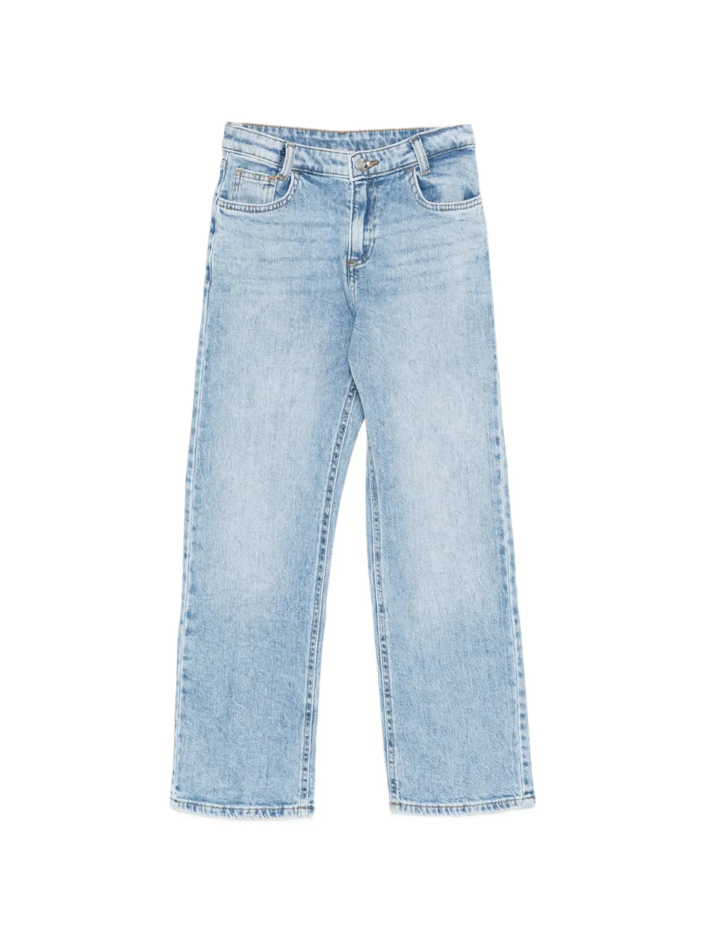 Liu Jo Kids button-fastening jeans - Blu