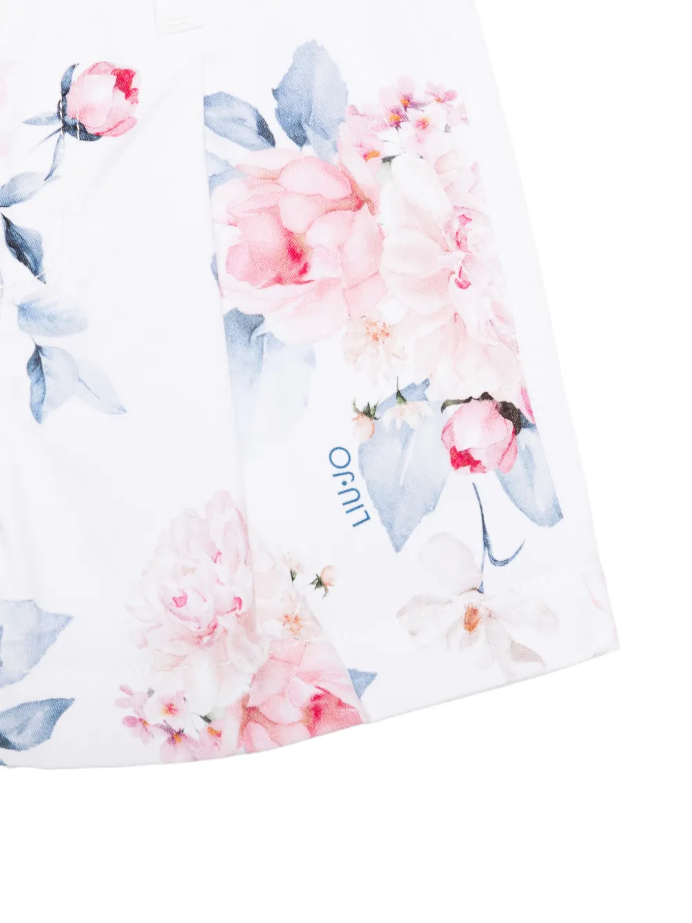  Liu Jo Kids Floral-print Shorts - White 