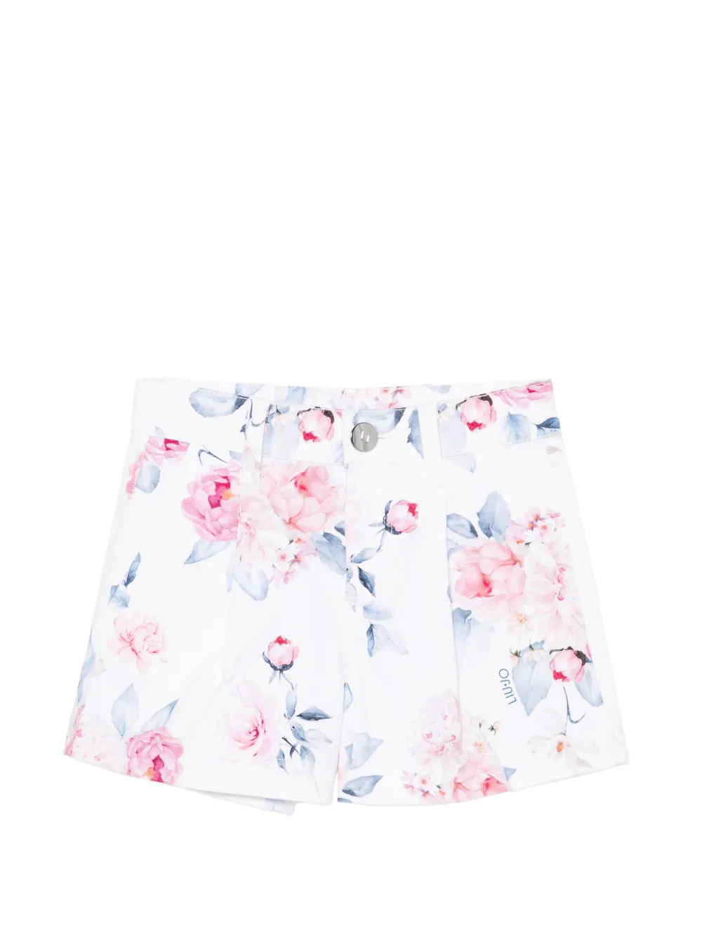 Liu Jo Kids floral-print shorts - Bianco