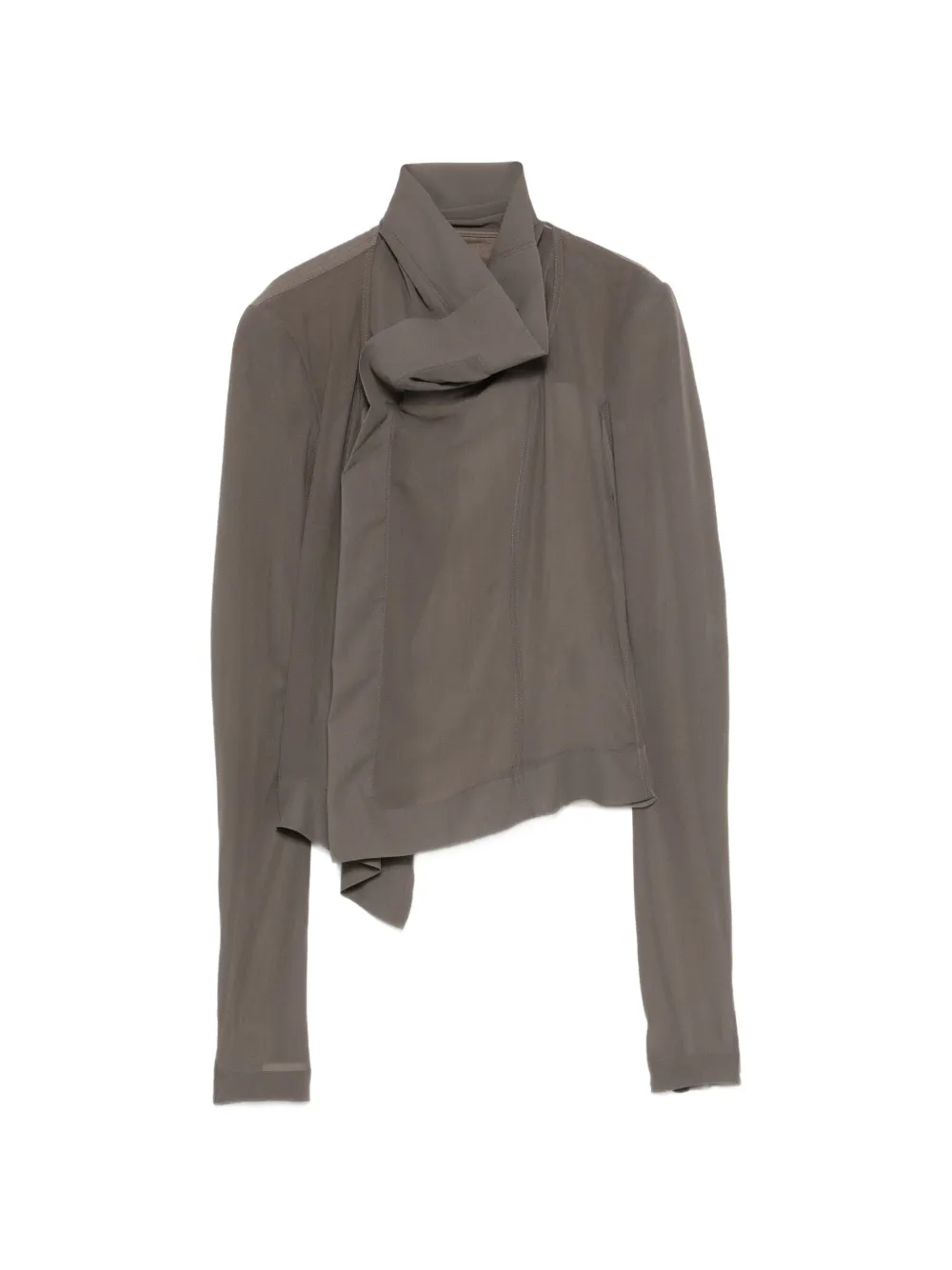 Rick Owens Classic Biker jacket - Marrone