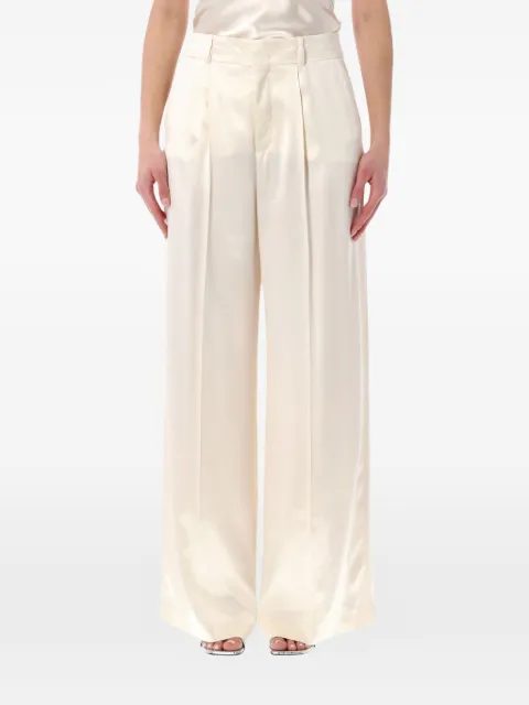 Alberta Ferretti pantalones de satén