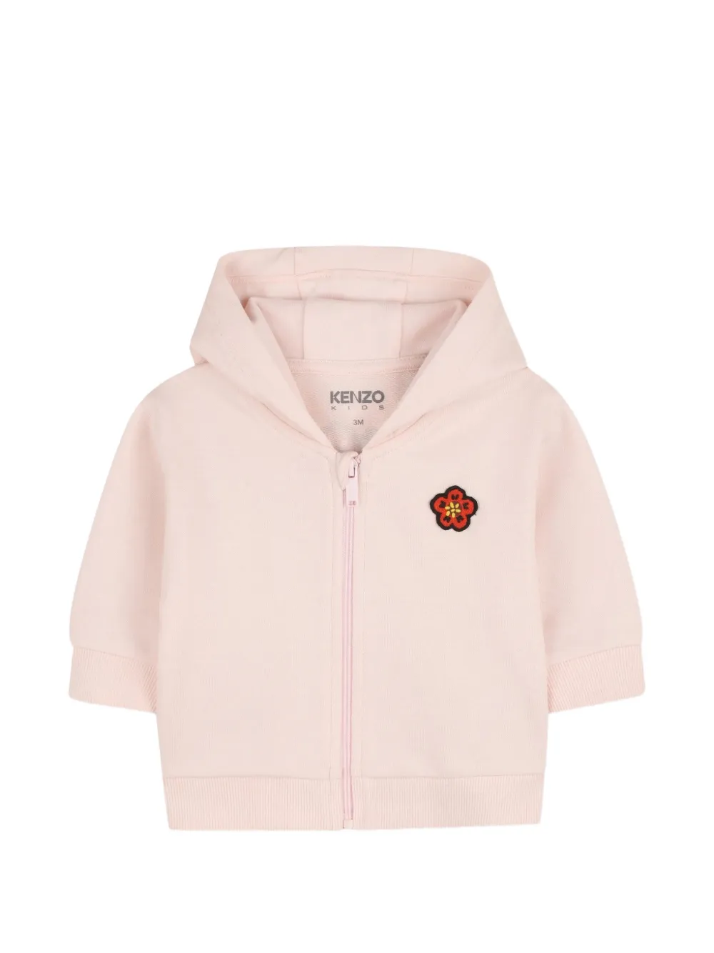 Kenzo Kids flower appliqué tracksuit set (set of three) - Rosa