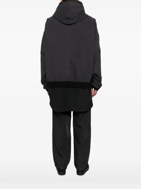 Maison MIHARA YASUHIRO フーデッドコート | グレー | FARFETCH JP