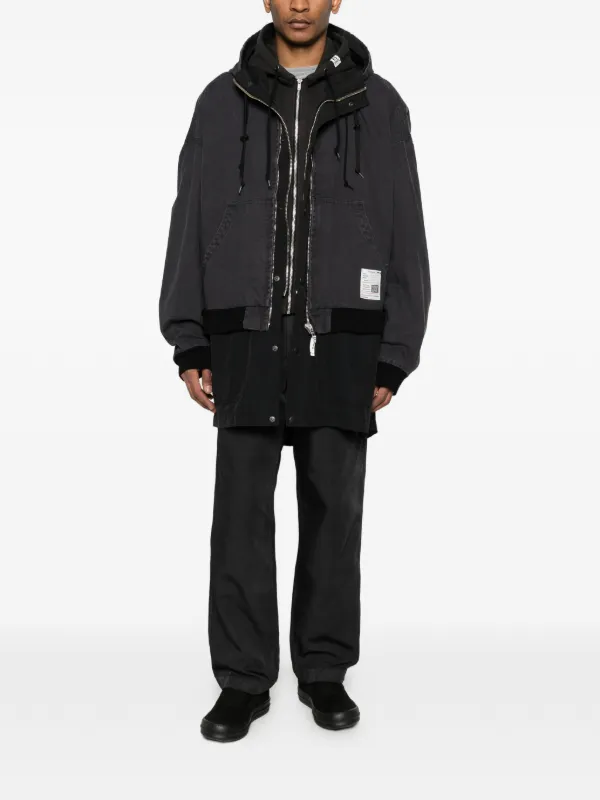 Maison MIHARA YASUHIRO フーデッドコート | グレー | FARFETCH JP