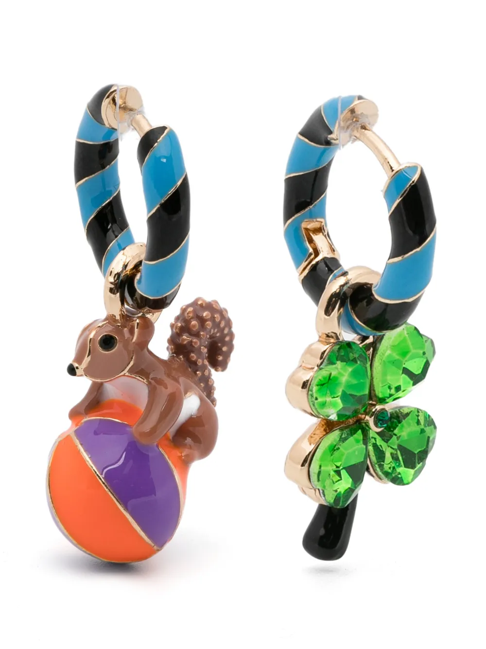 Essentiel Antwerp charm-pendant earrings - Gold