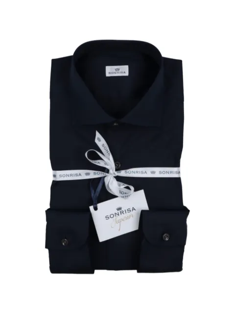 Sonrisa classic-collar long-sleeved shirt