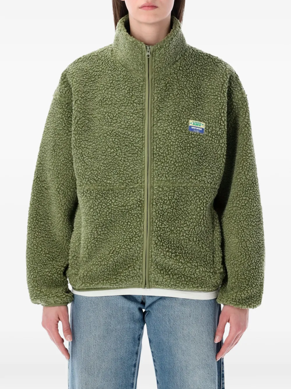 American Vintage Hoktown zip jacket - Verde