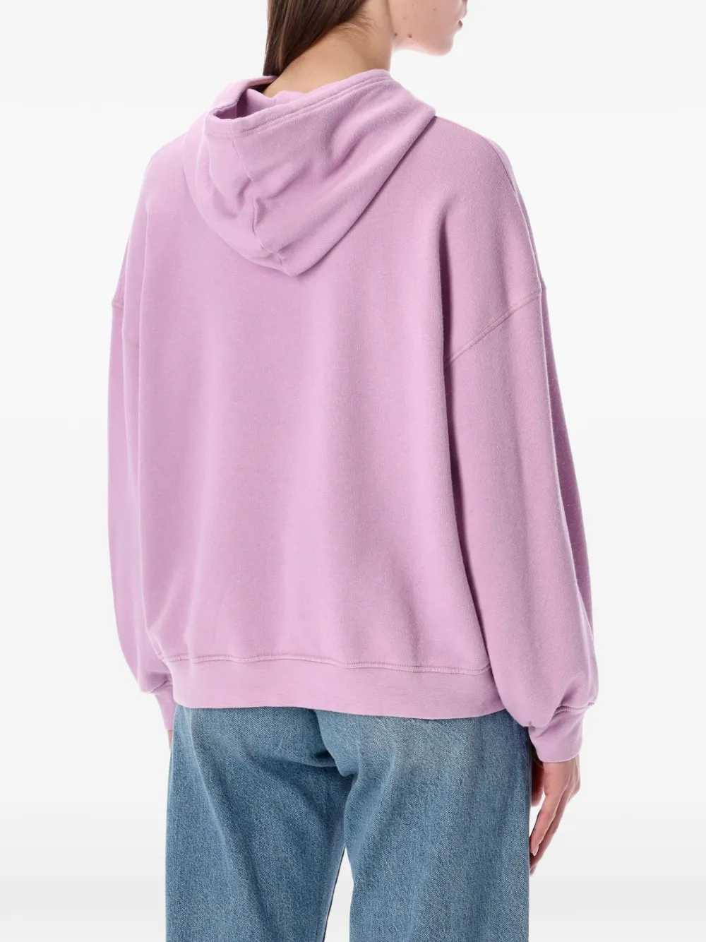 American Vintage Atubay hoodie met zak Paars