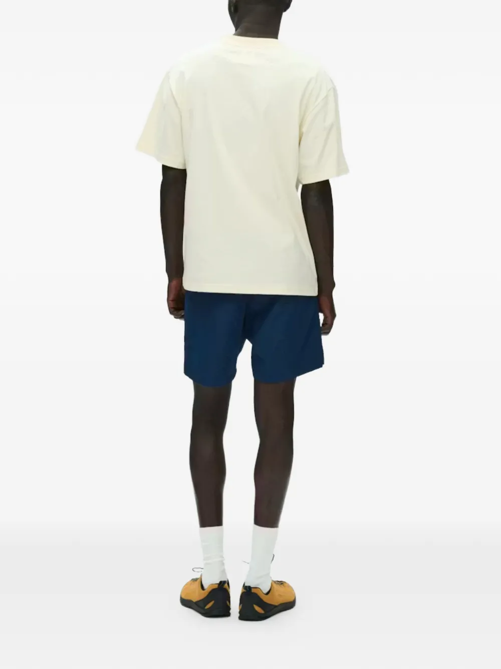 Wood Liam T-shirt met logo Beige