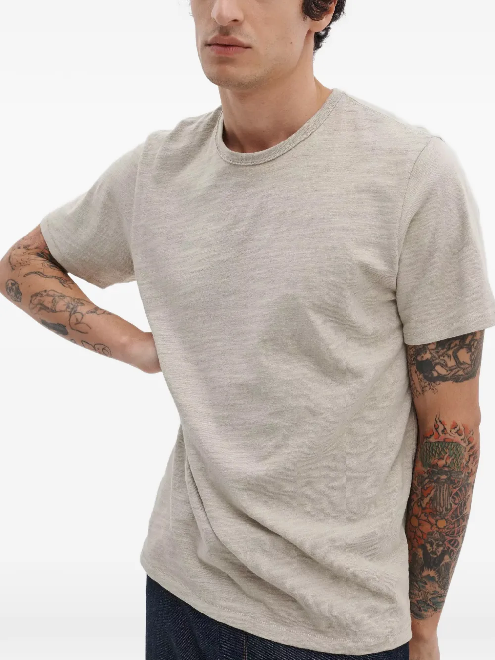  Rag & Bone Round Neck T-shirt - Neutrals 