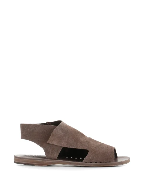 Officine Creative Zip Fastening Sandals in Brown