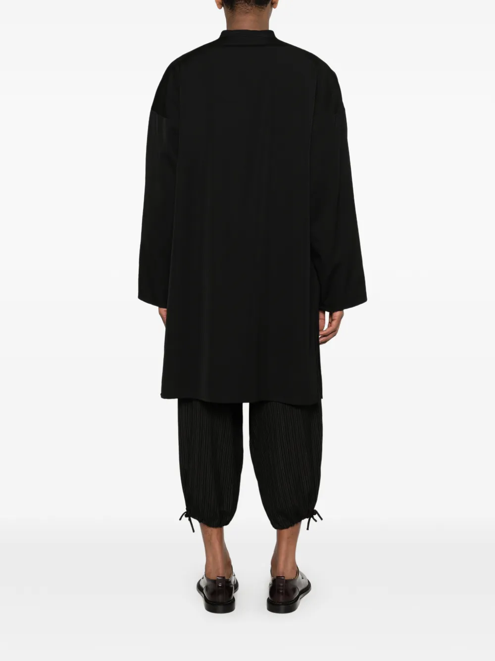 Button Single-Breasted Coat