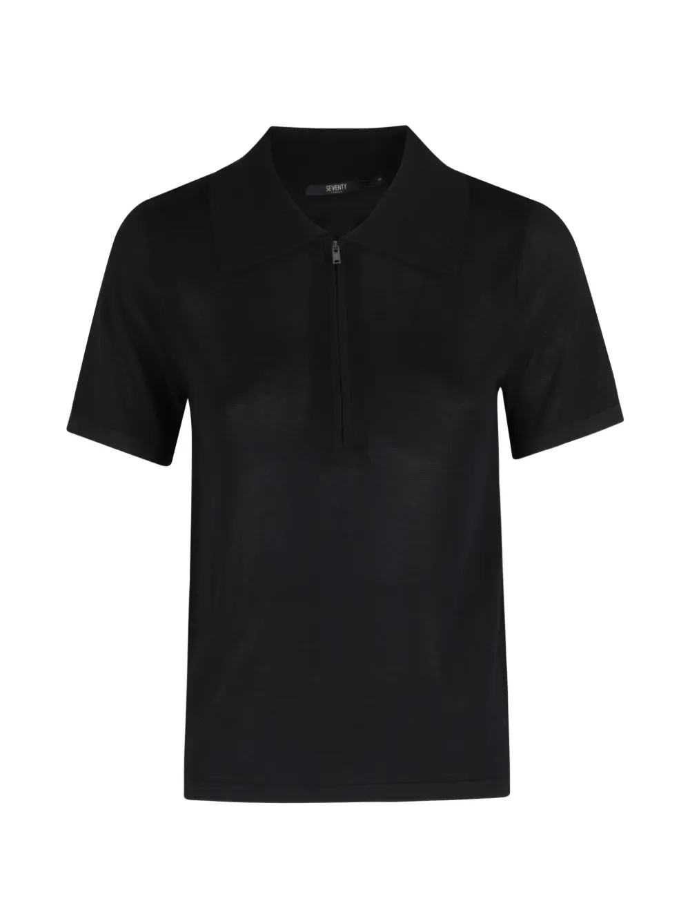 Seventy zip-fastening polo shirt - Nero