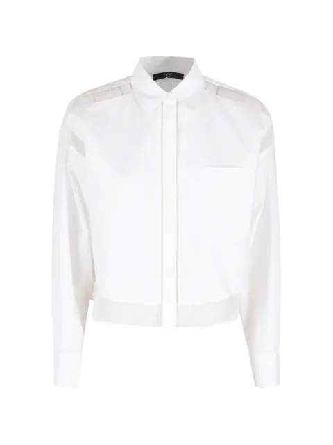 Seventy pocket sheer-panel shirt