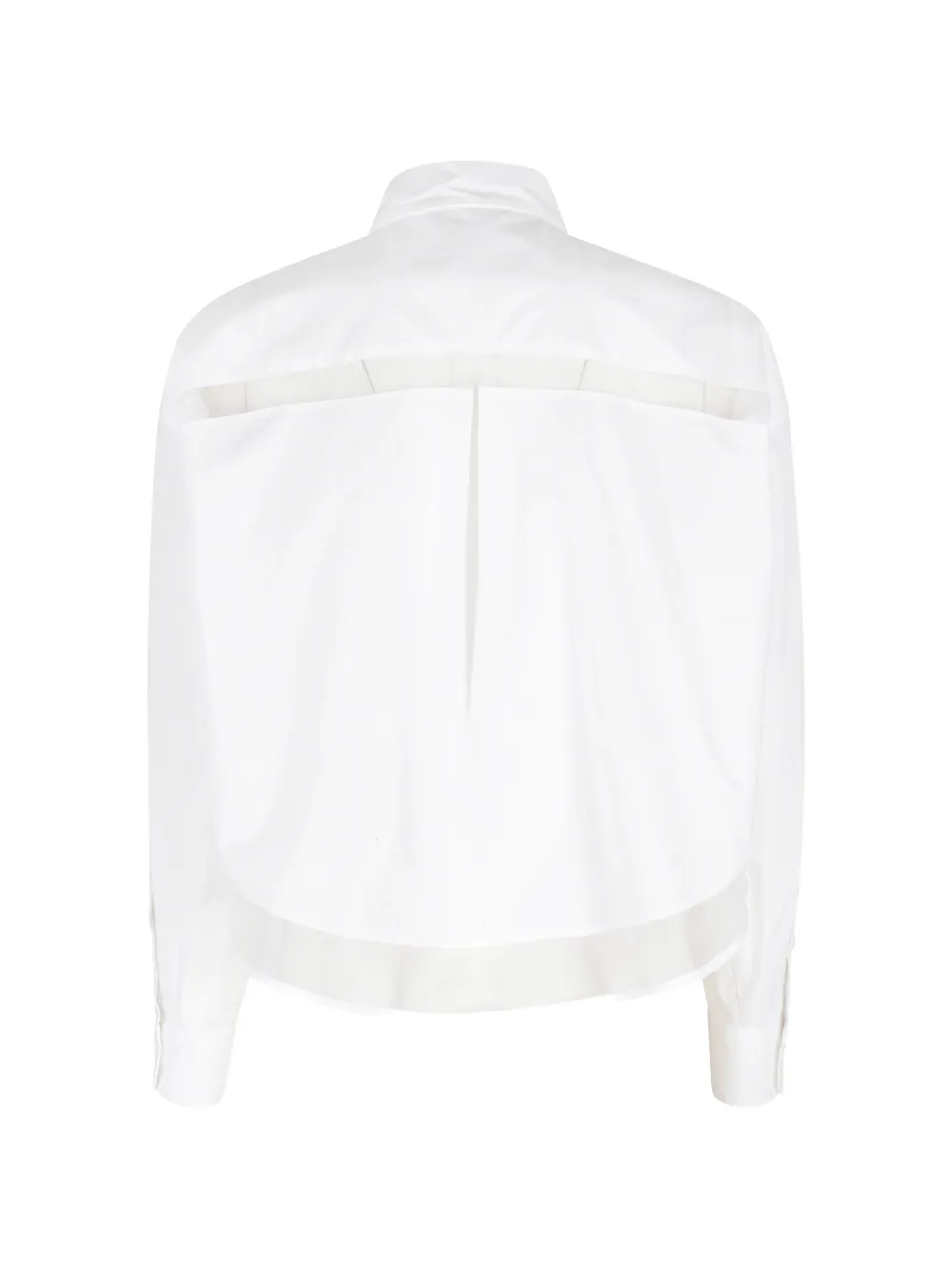  Seventy Pocket Sheer-panel Shirt - White 