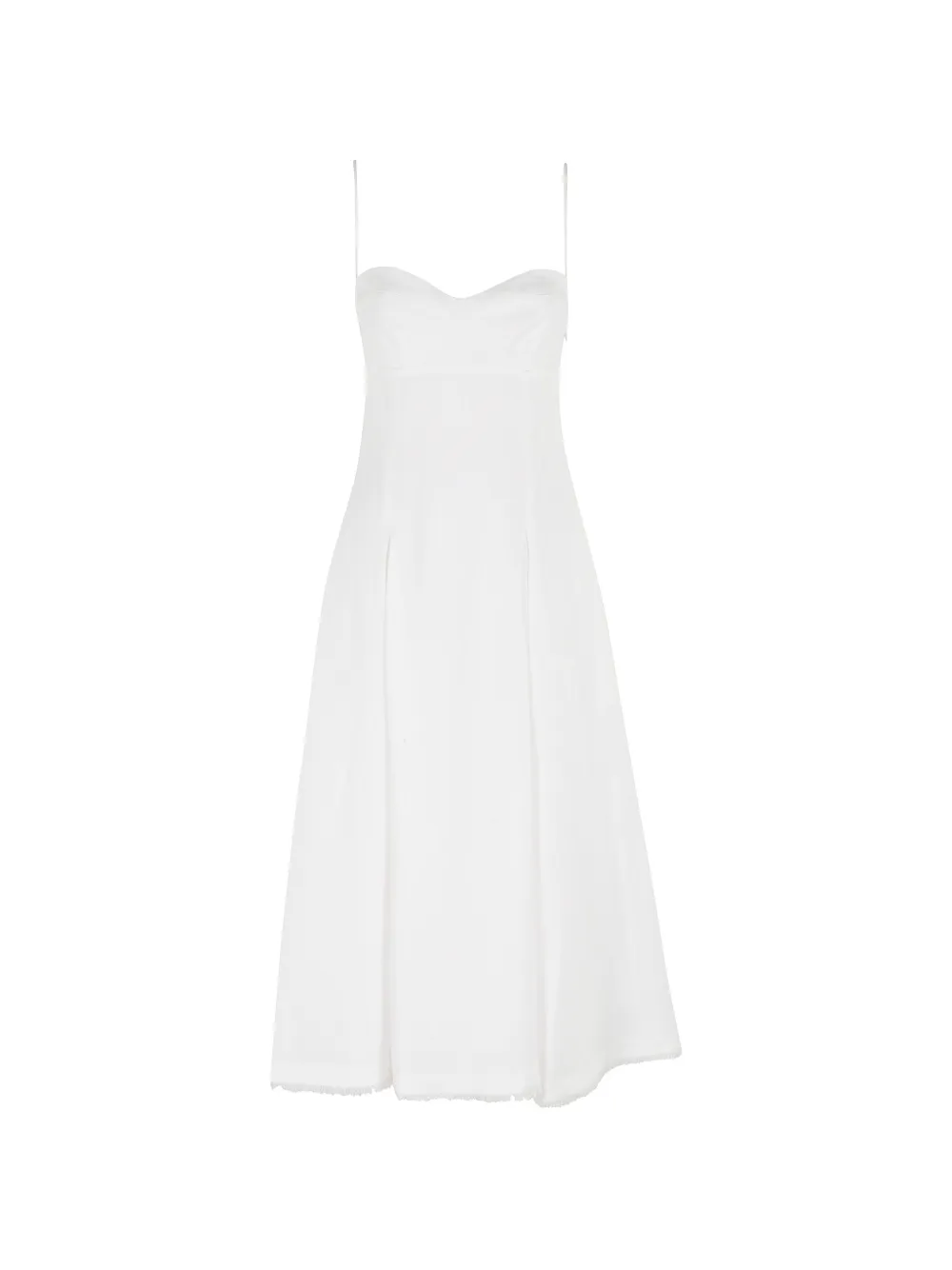 Simkhai pleated camisole midi dress - Bianco