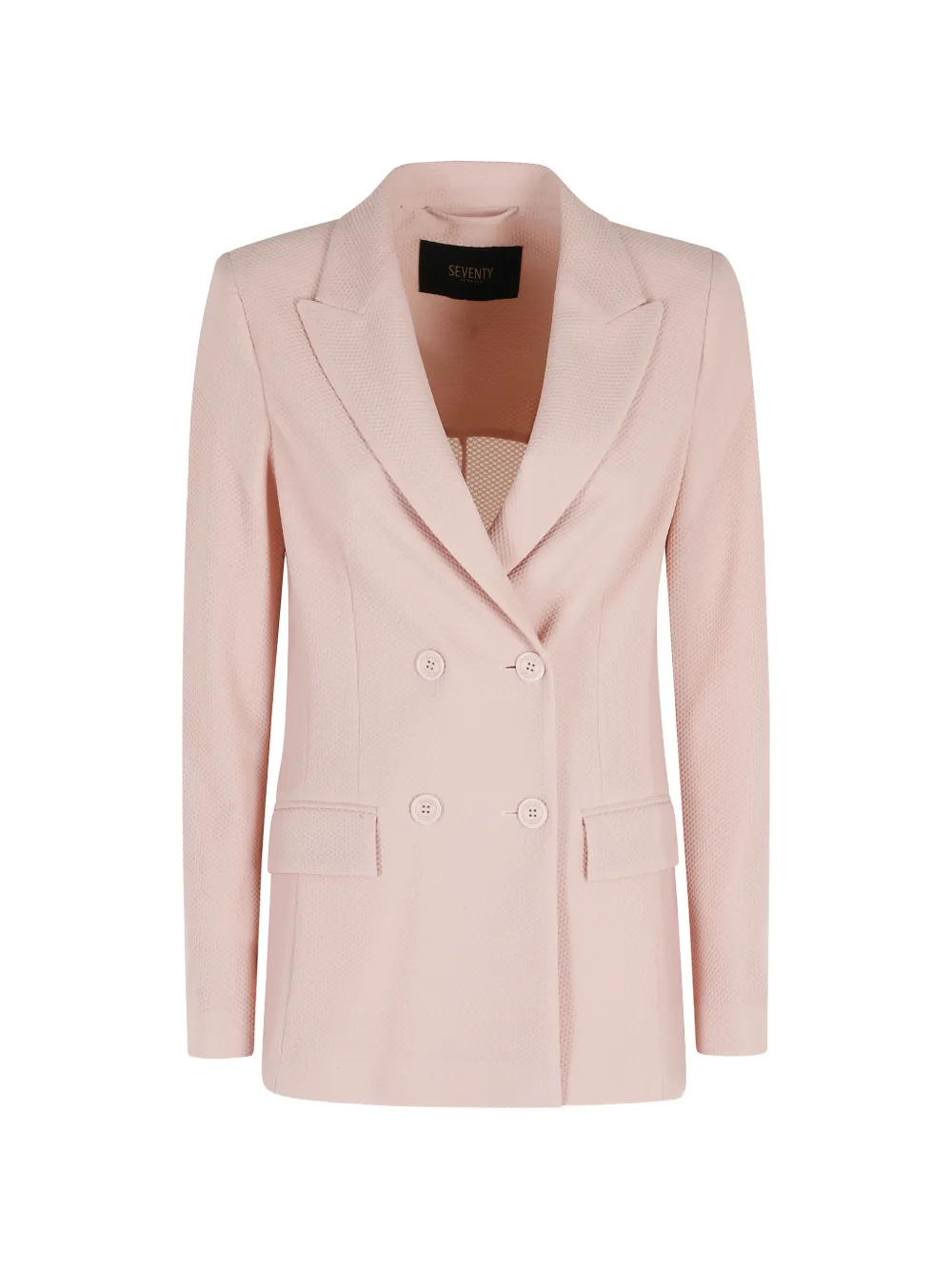 Seventy double-breasted blazer - Rosa