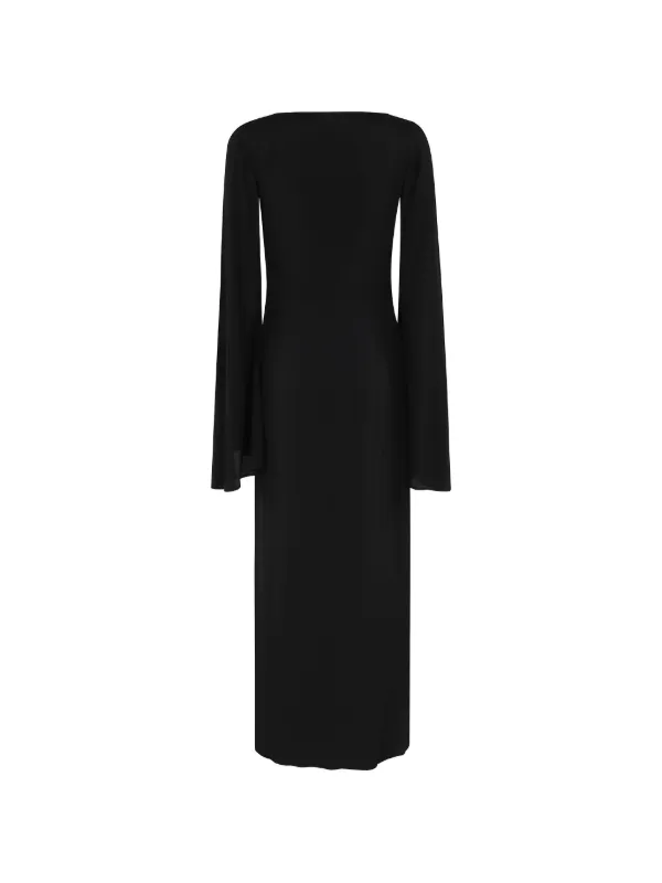 maxi dress spaghetti straps Women’s Sequin Cowl Neck Maxi Dress with Slit main image 1