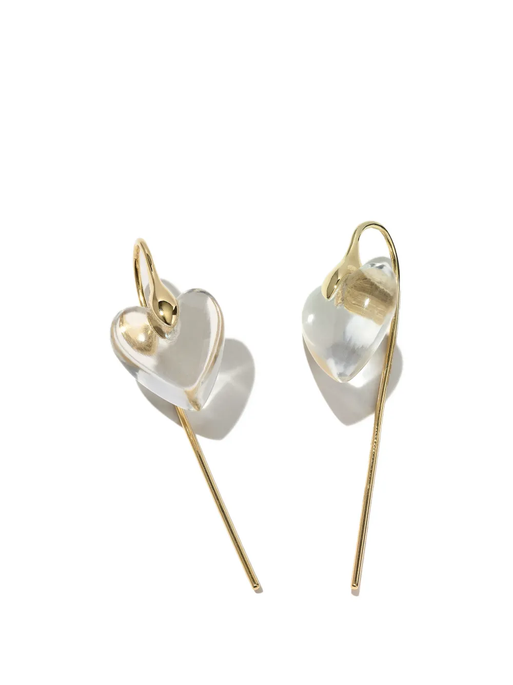 Otiumberg Orecchini Heart con quarzo - Oro
