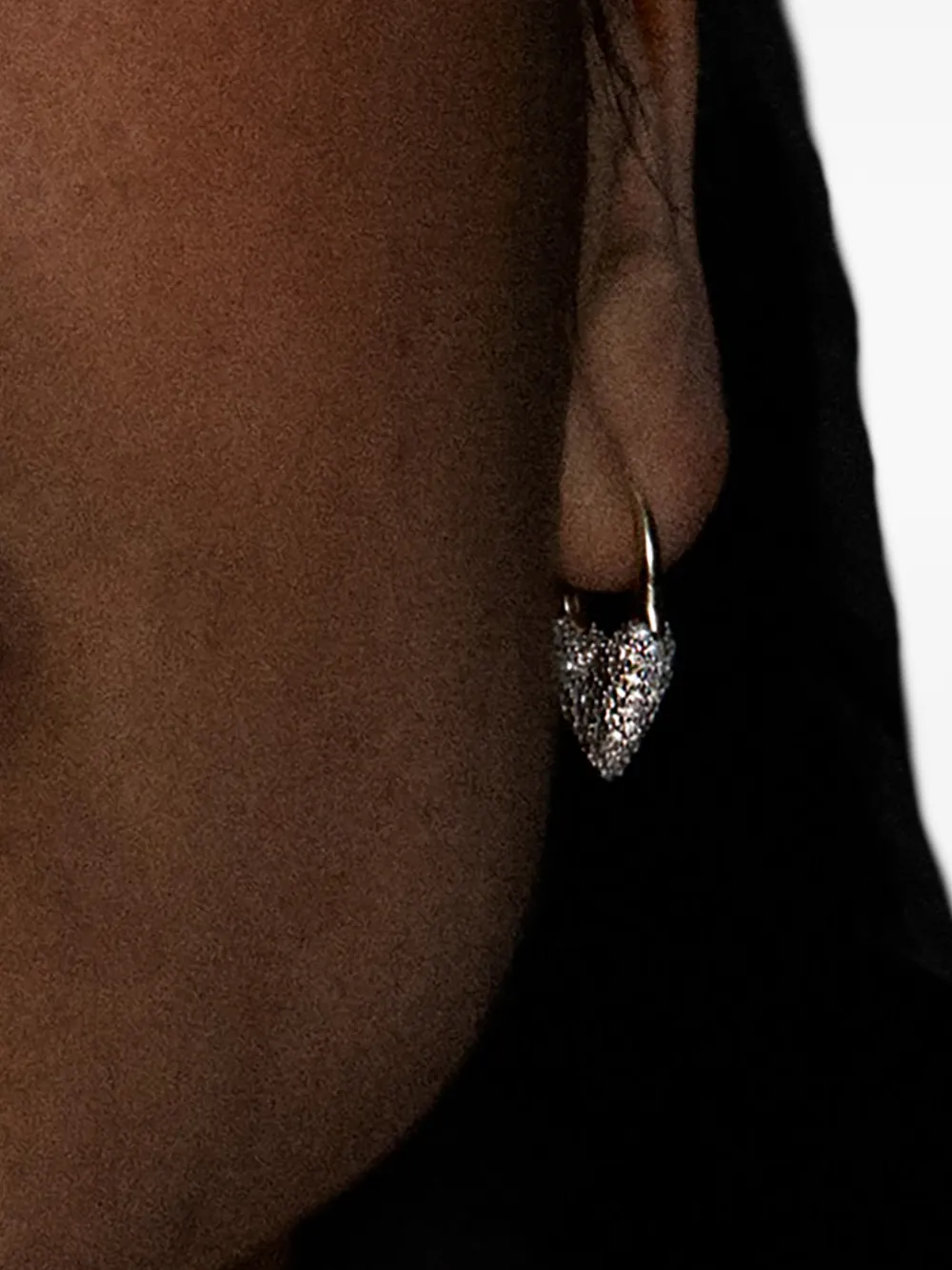 Otiumberg Orecchini Heart Roscida con diamanti - Oro
